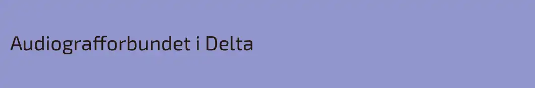 Audiografforbundet i Delta
